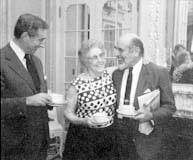 Drs. Frank Seixas, Ruth Fox, and Maxwell N. Weisman in 1973