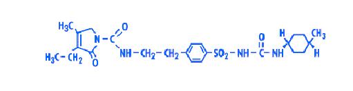Glimepiride structural formula