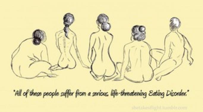Eating disorders affect people of all shapes and sizes - not just those who are thin. There is no one way to &quot;look&quot; like you have an eating disorder.