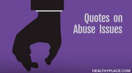 Quotes on abuse, domestic violence, dissociative identity disorder, self injury and other abuse issues. These abuse quotes are on beautiful images.