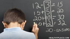 Does your child have a math learning disability? Get the signs, symptoms of dyscalculia, plus treatment information, on HealthyPlace.