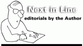 Nexti in Line- editorials by the author logo