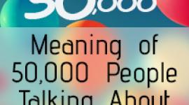 Meaning of 50,000 People Talking About Mental Health