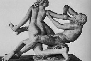 Satyr and hermaphrodite